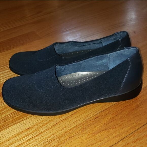 Trotters blue textile Slip-On flats - Picture 3 of 8